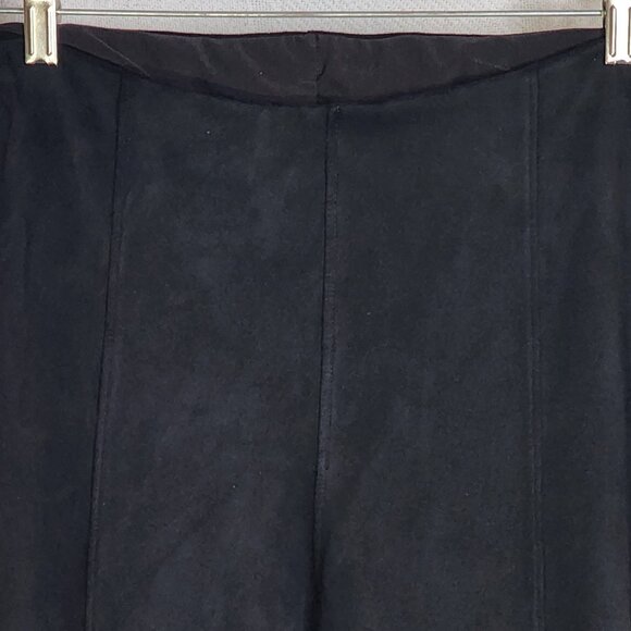 Simply Vera Vera Wang Black Poly Span Velvet Soft Stretch Dress Legging Size XL - Picture 3 of 16